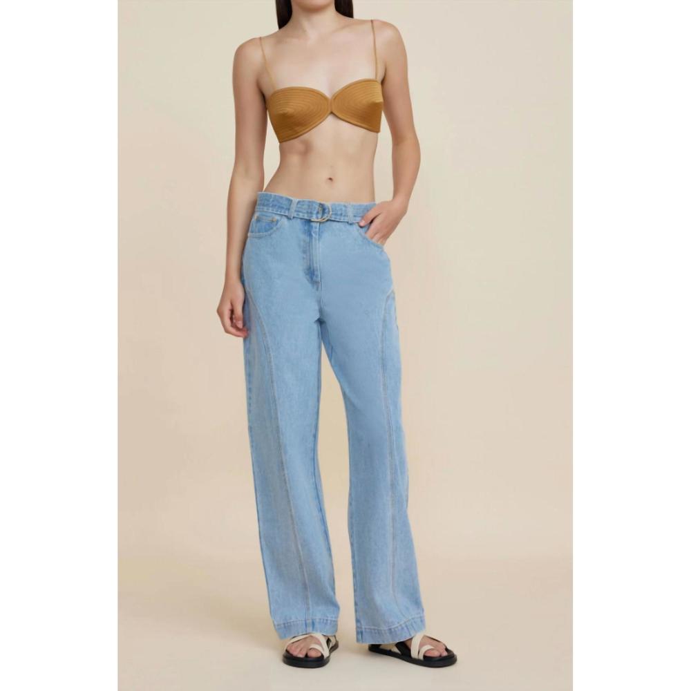 NEW ACLER wiston jean in mid wash